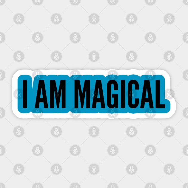 I AM Magical | African American | Black Power Sticker by UrbanLifeApparel